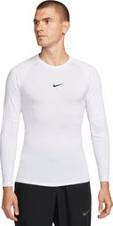 Nike Pro Wit Heren Trui met lange mouwen
