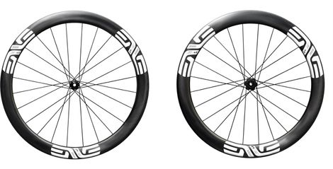 Enve SES 4.5 700c Road Wheelset | 12x100 - 12x142mm | Centerlock | Black White