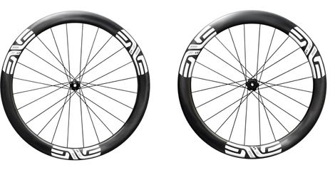 Enve SES 4.5 700c Rennrad-Laufradsatz | 12x100 - 12x142mm | Centerlock | Schwarz Weiß