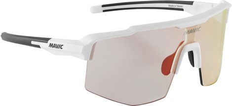 Mavic White/Red Photochromic Goggles