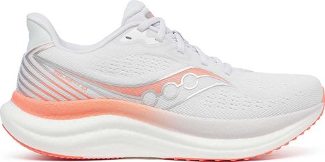 Chaussures Running Saucony Triumph 23 Blanc/Orange Femme