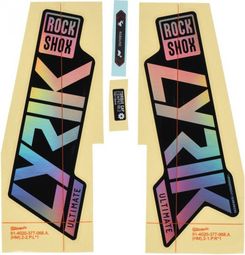 Kit de pegatinas para horquillas RockShox Lyrik Ultimate 27/29 Rainbow