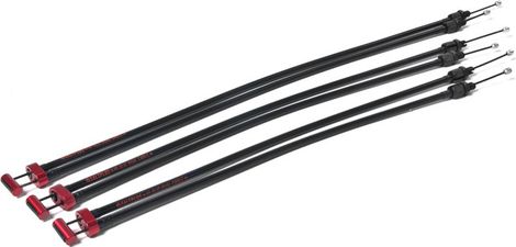 SaltPLUS Dual Brake Cable Black / Red