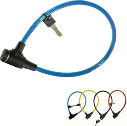 Cable Antivol Vélo  65 cm Câble  Clé  Extérieur  Couleur Aléatoire 8169EURDPRO