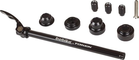 Bobike Dwarsas voor Aanhangwagen 12mm Zwart