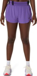 Short splité Asics Metarun Violet Femme