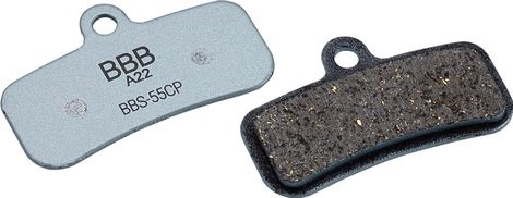 Pair of BBB DiscStop Coolfin Organic Pads for Shimano Saint