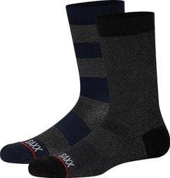 <strong>Paquete de 2 Pares de Calcetines Saxx Whole Package Crew</strong>Ombre Rugby Negro