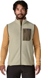 Polaire Sans Manches Patagonia R1 Air Beige Homme