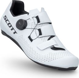Scott Road Team Boa-wielrenschoenen Wit/Zwart