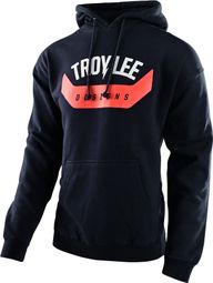 Sweat à Capuche Troy Lee Designs Arc Bleu Marine XL