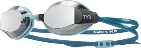 Tyr Adults Black Ops 140 EV Mirrored Racing Goggles Smoke/Teal