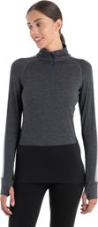 Icebreaker Merinos 200 ZoneKnit Grey Long Sleeve Baselayer