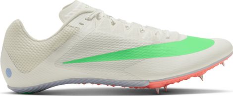 Nike Zoom Rival Sprint atletiekschoenen Wit/Groen/Oranje Unisex