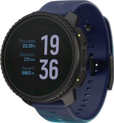 Montre GPS Suunto Vertical Steel Solar UTMB World Series Edition limitée - Bleu marine
