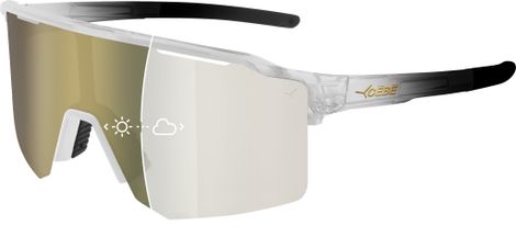 Cébé Outflow 2 Lite Photochromic Sunglasses: Black Gradient with Translucent Lenses