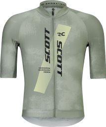 Scott RC Pro heren shirt met korte mouwen, grijs/geel