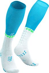 Compressport Full Socks Oxygen sokken blauw/groen