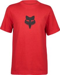 Fox Legacy Kids Short Sleeve T-Shirt Red