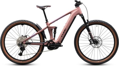 Cube Stereo Hybrid One22 SLX 800 Full-Suspension Electric Mountain Bike, Shimano 12V, 800 Wh, Bosch 120 Nm, 29'', Ruby Pink, 2027