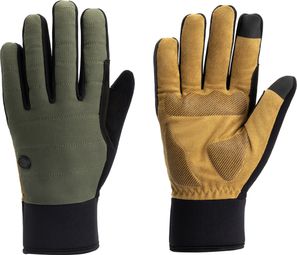 Gants Vélo Hiver Rogelli Element Homme Vert Kaki