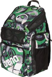 Mochila Arena One Go 45 L verde/multicolor