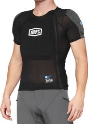 Kurzärmelige Schutzjacke aus 100% Tarka Schwarz