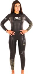 Women's Z3rod Fuzion Black/Gold neoprene wetsuit