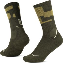 Calzini Buff Merino Midweight Crew Beetle Green