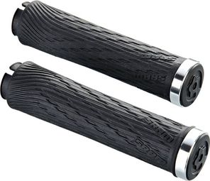 Grips Sram Xx/Xo Locking Silver Et Bouchon Pour Gripfix 100Mm