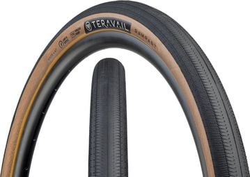 Pneu Gravel Teravail Rampart 650 mm Tubeless Ready Souple Light & Supple Flancs Beiges Tan