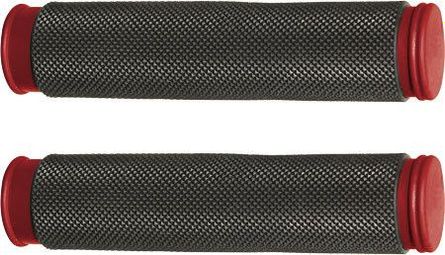 POIGNEE DOUBLE DENSITE DIAMOND Red / Black 130mm Ø 22 Herrman.