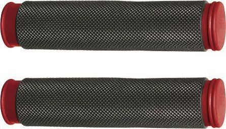POIGNEE DOUBLE DENSITE DIAMOND Red / Black 130mm Ø 22 Herrman.
