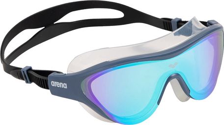 Lunettes De Natation Enfant Arena The One Mask Junior – Antibuée, Verres Larges UV, Pont Auto-ajustable, Joints Orbit-Proof Pour 6-12 Ans