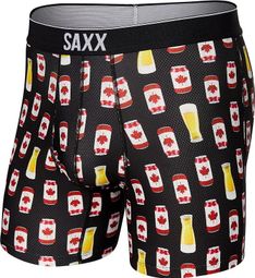 Boxer Saxx Volt Breath Mesh Brief Canadian Lager Nero Rosso