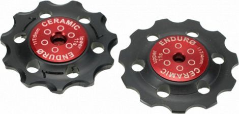 Enduro Bearings jockey wheel 11 teeth for Sram 9/10/11 speed derailleur Red