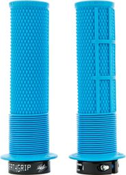 Paar DMR DeathGrip grips met flenzen Blauw