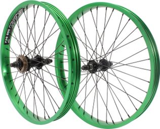 Jeu de roues BMX KHE PRISM 20 pouces vert