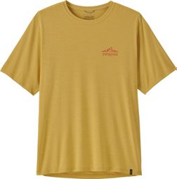 Patagonia Cap Cool Daily Cloud Crag T-Shirt für Herren, gelb