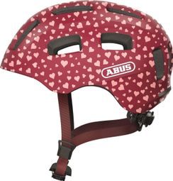 Abus Casque Vélo Youn-I 2.0 Coeur de cerise