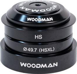 Woodman Auriculares Externos Axis HSB (49.7) XL-TP Cannondale 1'1 / 8 - 1.5 '' Negro