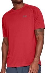 Maillot Rouge homme Under Armour Tech 2.0 SS Tee