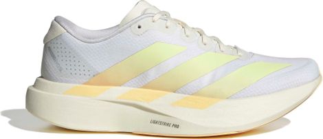 Zapatillas de running adidas Adizero Evo SL blancas/naranjas para mujer