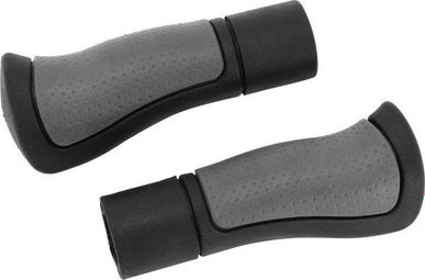 Poignée Herrmans® Ergo Bi-densité Noir/Gris Noir/Gris 120mm