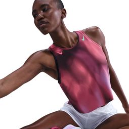 Nike AeroSwift Women's pink crop top