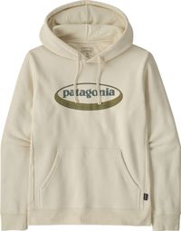 Patagonia '95 Oval Logo Uprisal Hoody Hoodie Wit Heren
