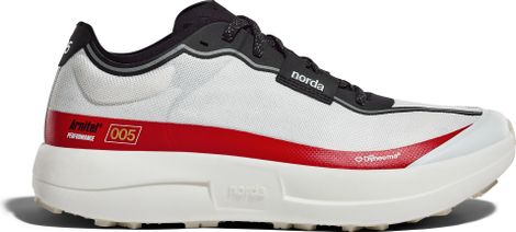 Trailschoenen Norda 005 Laser Wit/Rood Heren