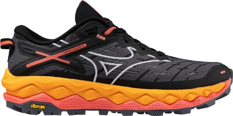 Chaussures de Trail Mizuno Wave Mujin 10 Noir Orange Femme