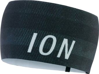 ION Logo Stirnband Schwarz/Grau