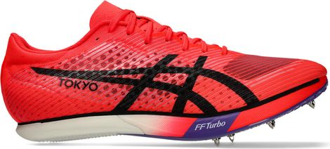 Asics Metaspeed MD Red/Purple Unisex Track & Field Shoes